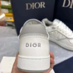 Dior Unisex Shoes CD B27 Low-Top Sneaker White Smooth Calfskin Oblique Galaxy Leather – Image 9
