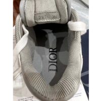 Dior Unisex Shoes CD B27 Low-Top Sneaker White Smooth Calfskin Oblique Galaxy Leather (4)