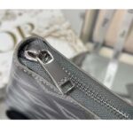 Dior Unisex Zipped Long Wallet Dior Gray CD Diamond Canvas – Image 9