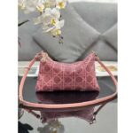 Dior Women CD Dior Dream Bag Ethereal Pink Cannage Cotton Bead Embroidery - Image 4