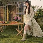 Dior Women CD Diorunion Rain Boot Beige Brown Two-Tone Rubber Dior Union Motif - Image 13