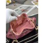 Dior Women CD Dream Bucket Bag Ethereal Pink Cannage Cotton Bead Embroidery - immagine 9