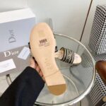 Dior Women CD Dway Slide Beige Multicolor Raffia Embroidered Petites Fleurs - Image 10