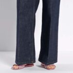 Dior Women CD Dway Slide Pink Cotton Embroidered Metallic Thread Strass - Image 10