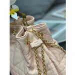 Dior Women CD Large Ammi Bag Aesthetic Beige Supple Macrocannage Lambskin – Bild 9