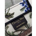 Dior Women CD Medium Book Tote White Multicolor Dior Petites Fleurs Embroidery - immagine 10