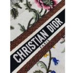 Dior Women CD Medium Book Tote White Multicolor Dior Petites Fleurs Embroidery - immagine 7