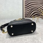 Dior Women CD Medium C'est Dior Bag Black CD-Embossed Calfskin - Imagen 5