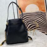 Dior Women CD Medium C'est Dior Bag Black CD-Embossed Calfskin - Imagen 4