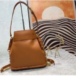 Dior Women CD Medium C'est Dior Bag Golden Saddle CD-Embossed Calfskin – Image 4