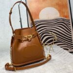 Dior Women CD Medium C'est Dior Bag Golden Saddle CD-Embossed Calfskin – Image 3