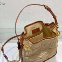 Dior Women CD Medium C’est Dior Bag Natural Cannage Raffia (5)