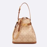 Dior Women CD Medium C’est Dior Bag Natural Cannage Raffia (5)