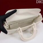Dior Women CD Medium D-Joy Bag Latte Cannage Calfskin Diamond Motif - Image 7