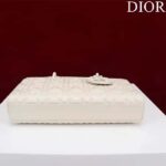Dior Women CD Medium D-Joy Bag Latte Cannage Calfskin Diamond Motif - Image 5