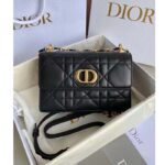 Dior Women CD Miss Caro Mini Bag Black Macrocannage Lambskin - Bild 4