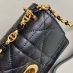 Dior Women CD Miss Caro Mini Bag Black Macrocannage Lambskin - Bild 9