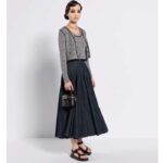 Dior Women Small CD Signature Vanity Case Black Calfskin Embossed Leather Handle - Image 11