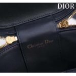 Dior Women Small CD Signature Vanity Case Blue Oblique Jacquard Leather Handle - immagine 10