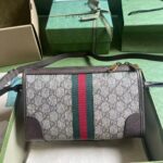 Gucci GG Unisex Ophidia GG Messenger Bag Beige Ebony GG Supreme Canvas - Bild 3