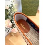 Gucci Unisex GG Interlocking G Espadrille Natural Raffia Leather Round – Image 10