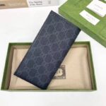 Gucci Unisex GG Long Wallet Interlocking G Black GG Supreme Canvas - Bild 2