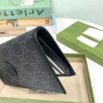 Gucci Unisex GG Long Wallet Interlocking G Black GG Supreme Canvas - Bild 8