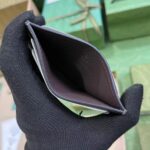 Gucci Unisex GG Marmont Card Case Wallet Taupe Leather Double G Marmont - immagine 6