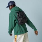 Gucci Unisex Jumbo GG Small Backpack Black Leather Cotton Linen Lining - Image 11