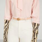 Gucci Unisex Marmont Reversible Thin Belt Beige Ebony GG Supreme Canvas - Image 10