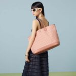 Gucci Unisex Ophidia GG Large Tote Bag Pink GG Canvas Double G - immagine 11