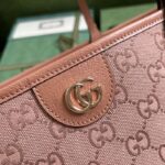 Gucci Unisex Ophidia GG Large Tote Bag Pink GG Canvas Double G - immagine 10