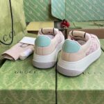 Gucci Unisex Screener Sneaker Pink GG Canvas Bi-Color Chunky Laces - Bild 9