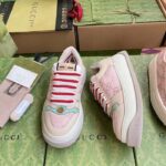 Gucci Unisex Screener Sneaker Pink GG Canvas Bi-Color Chunky Laces - Bild 7