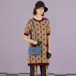 Gucci Women GG Blondie Mini Bag Light Blue Leather Round Interlocking G - Bild 11