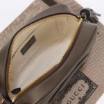 Gucci Women GG Blondie Small Shoulder Bag Brown Leather Zipper Closure - Imagen 7