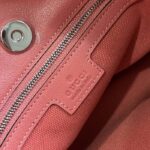 Gucci Women GG Blondie Small Tote Bag Pink Leather Round Interlocking G - Image 9
