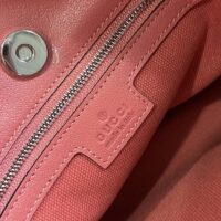 Gucci Women GG Blondie Small Tote Bag Pink Leather Round Interlocking G (1)
