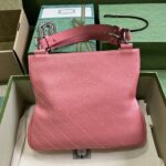 Gucci Women GG Blondie Small Tote Bag Pink Leather Round Interlocking G - Image 5