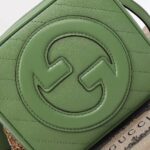 Gucci Women GG Blondie Top Handle Bag Light Green Leather Round Interlocking G - Image 6