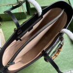 Gucci Women GG Diana Large Tote Bag Black Leather Double G - Image 7