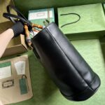 Gucci Women GG Diana Large Tote Bag Black Leather Double G - Image 4