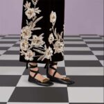 Gucci Women GG Interlocking G Ballet Flat Black Leather Python Print Leather Bow - immagine 12