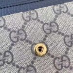 Gucci Women GG Marmont Leather Continental Wallet Beige Ebony GG Supreme Canvas - Image 10