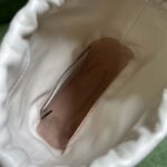 Gucci Women GG Marmont Mini Bucket Bag White Matelassé Chevron Leather Double G - Bild 9