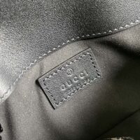 Gucci Women GG Marmont Patent Super Mini Bag Black Matelassé Chevron Leather (1)