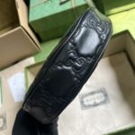 Gucci Women GG Matelassé Mini Bag Black GG Matelassé Leather Double G - Image 8