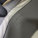 Gucci Women GG Matelassé Mini Bag Grey GG Matelassé Leather Double G - Imagen 10