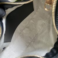 Gucci Women GG Matelassé Small Shoulder Bag Black Double G Zip Closure (2)