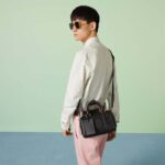 Gucci Unisex Jumbo GG Mini Duffle Bag Black Leather Double G Zip Closure - Image 11